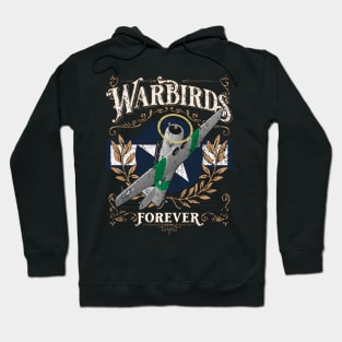 Vintage Warbirds Forever Classic WWII Aviation Nostalgia Hoodie